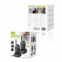 Pack de 2 Walkie-talkies GREEN LYCA GL-WT001 PMR446, Alcance 3KM