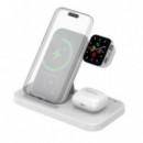 Soporte Cargador Inalámbrico Gen-x 4 en 1 de 20W Plegable  GEN X