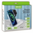 Soporte Cargador Inalámbrico Gen-x 4 en 1 de 20W Plegable  GEN X