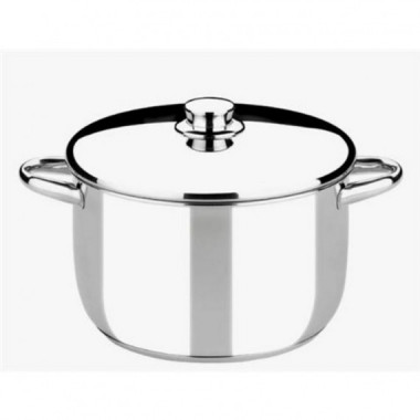 Olla Monix &Oacute;ptima de Acero Inoxidable 30cm 12 Litros con Tapa