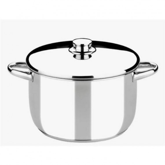 Olla Monix Óptima de Acero Inoxidable 30cm 12 Litros con Tapa