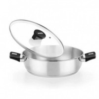 Rustidera MONIX Elite de 26 Cm con Tapa de Vidrio