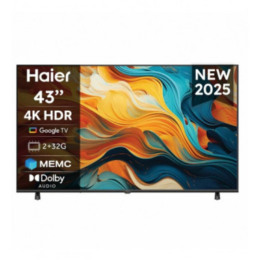 Televisor HAIER H43K85FUX 4K Uhd Smart TV Google TV 43 Pulgadas (109,2 Cm)