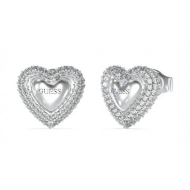 Pendientes Beloved Plateado  GUESS