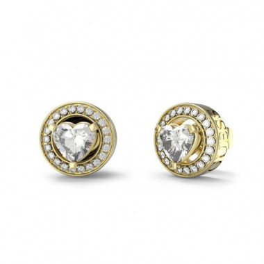 Pendientes M Ama Non M Ama Dorado  GUESS