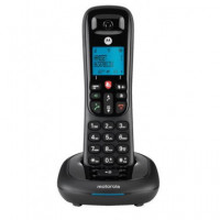 MOTOROLA Telefono Inalambrico CD4001 Negro Anti Spam bloqueo llamadas, 50 memorias.