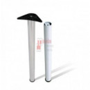 Pata De Mesa 870x60 Mm Niquel Satinado