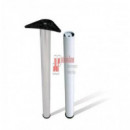 Pata De Mesa 870x60 Mm Niquel Satinado