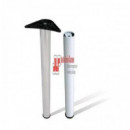 Pata De Mesa 870x60 Mm Niquel Satinado