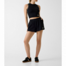 Shorts Guess deportivo negro logotipo estampado