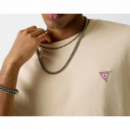 Camiseta Guess miniparche beige