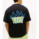 Camiseta Tommy Jeans bubble negra