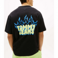 Camiseta TOMMY JEANS Bubble Negra