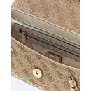 JESSA FLAP CROSSBODY LATTE LOGO