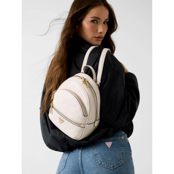 MANHATTAN II BACKPACK STONE LOGO