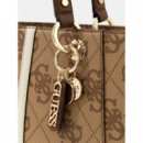 NOELLE II TOTE LATTE LOGO/BROWN