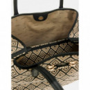 SOPHIA LARGE 2 IN 1 TOTE BLACK