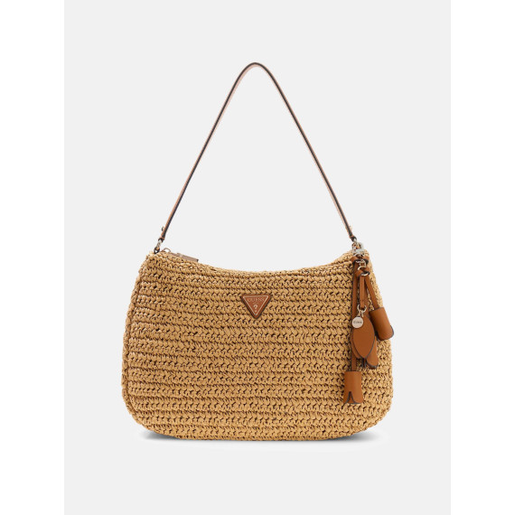 OFELIA HOBO SHOULDER BAG NATURAL/COGNAC