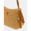 OFELIA HOBO SHOULDER BAG NATURAL/COGNAC