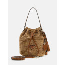 OFELIA TOP HANDLE BUCKET NATURAL/COGNAC