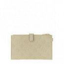 Anise Slg Dbl Zip Organizer Sage Logo  GUESS