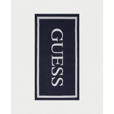 TOWEL JACQUARD GUESS FRAME NAVY SEA