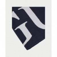 Towel Jacquard GUESS Frame Navy Sea