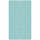 GUESS LOGO ALL OVER TOWEL ROBIN EGG BLUE