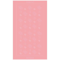 GUESS Logo All Over Towel Daylight Pink