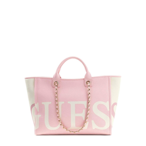 GUESS LOGO BEACH MAXI BAG SAND GRAIN