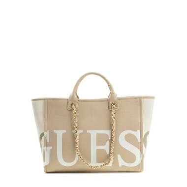 GUESS LOGO BEACH MAXI BAG WILDFLOWER PIN