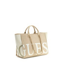 GUESS LOGO BEACH MAXI BAG WILDFLOWER PIN