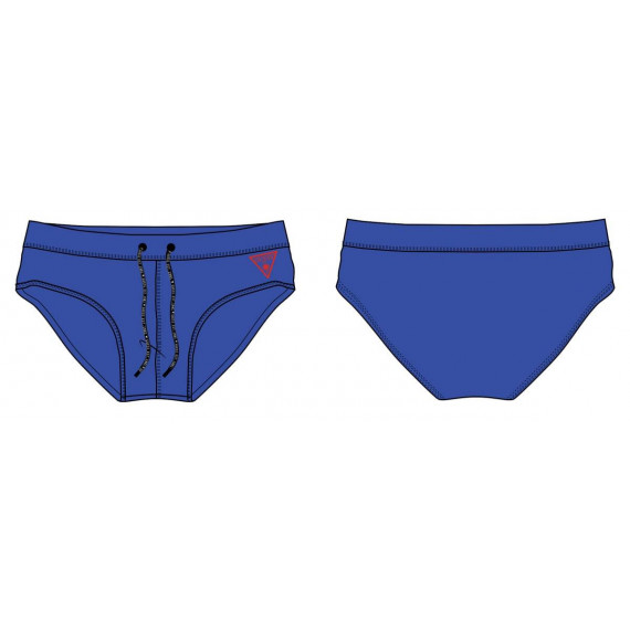 NEW BASIC BRIEF FLORESCENT BLUE