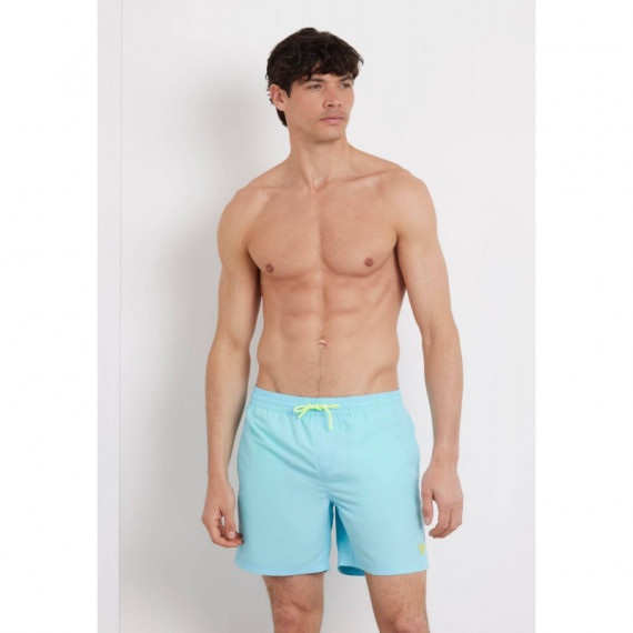 SWIMTRUNK NEW 4G LOGO MEDIUM OCEAN EMBOS