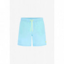 SWIMTRUNK NEW 4G LOGO MEDIUM OCEAN EMBOS