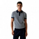 Lake Polo Ss Bi-color Stitched Bicolor P  GUESS