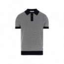 Lake Polo Ss Bi-color Stitched Bicolor P  GUESS
