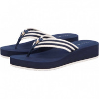 TH STRIPE SUMMER SANDAL SPACE BLUE