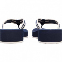 TH STRIPE SUMMER SANDAL SPACE BLUE