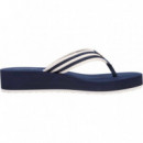 TH STRIPE SUMMER SANDAL SPACE BLUE