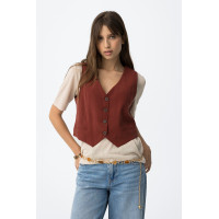 Chaquetas Mujer Chaleco TIFFOSI Rouge_c