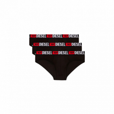 Ropa Interior Pack de Tres Calzoncillos DIESEL Slip Negro