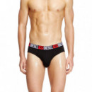 Ropa Interior Pack de Tres Calzoncillos DIESEL Slip Negro