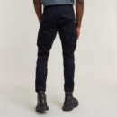 G-STAR RAW DENIM Pantalones G-star Raw Rovic Zip 3D Regular Tapered Salute