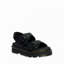 Calzado Sandalias DR MARTENS con Plataforma Zebzag de Piel Pisa Black