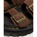Calzado Sandalias DR MARTENS con Plataforma Zebzag de Piel Nubuck Sepia Brown