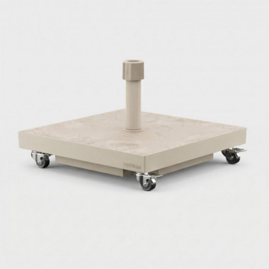 Base de parasol CERAMICA 40 kg con ruedas sandstone Platinum&reg;