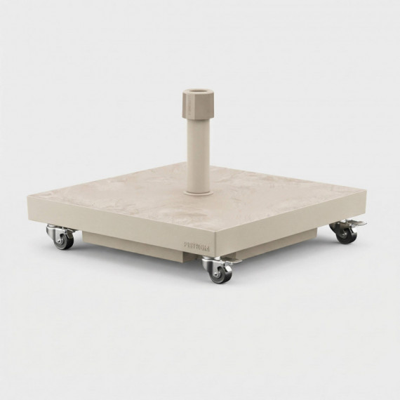 Base de parasol CERAMICA 40 kg con ruedas sandstone Platinum®