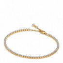 Pulsera de Tenis Brillante con engaste a nivel 563927C01