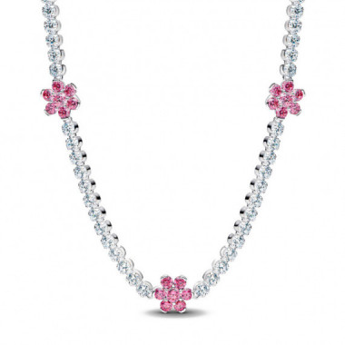 Collar Tenis Flor Rosa 394561C01